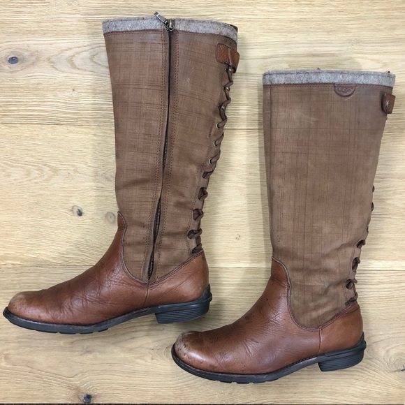 UGG Shoes - UGG Smithfield Women’s Brown Leather Tall Boots